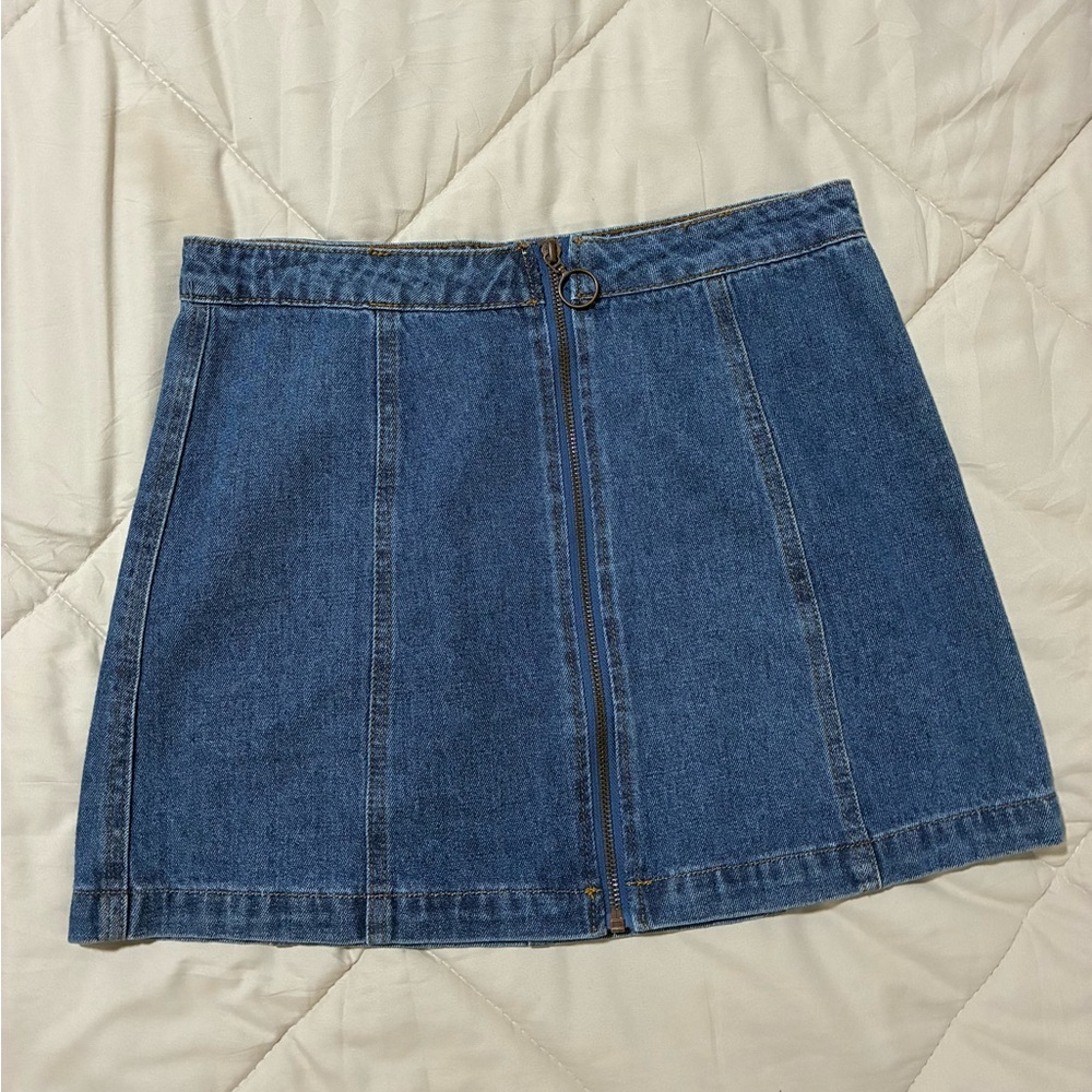 Forever 21 Blue Denim Mini Skirt